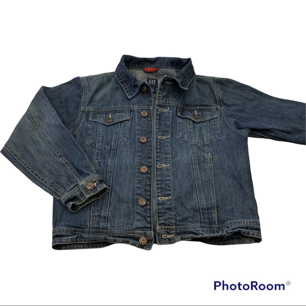 Gap classic denim jean jacket kids’ 10 boy’s girl’s unisex 100% cotton